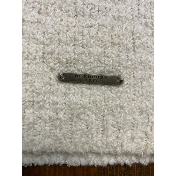 Burberry Brit Long Sleeve Crew Neck Sweater Womens‎ Size M Cream - Picture 6 of 12